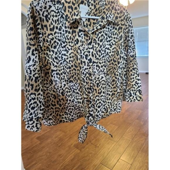 chicos leopard blouse